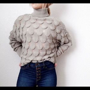 Feather Pattern Sweater